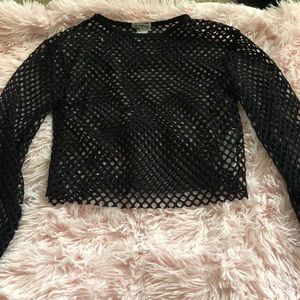 Fishnet longsleeve shirt